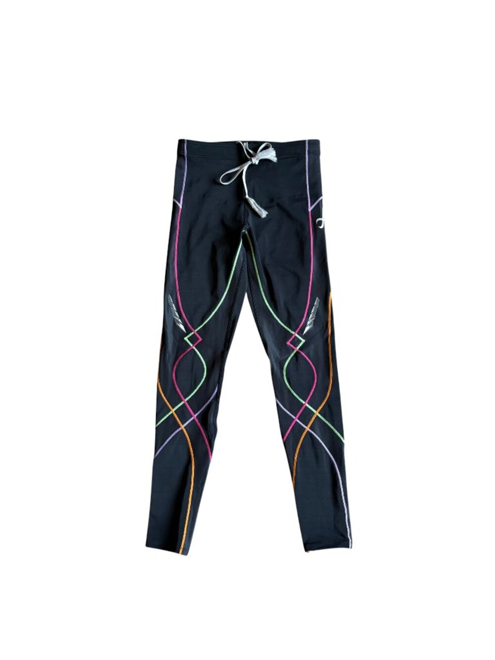 CW-X Stabilyx compression tights Rainbow Colored Athletic Size Medium
